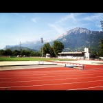 Atletiekbaan in Grenoble